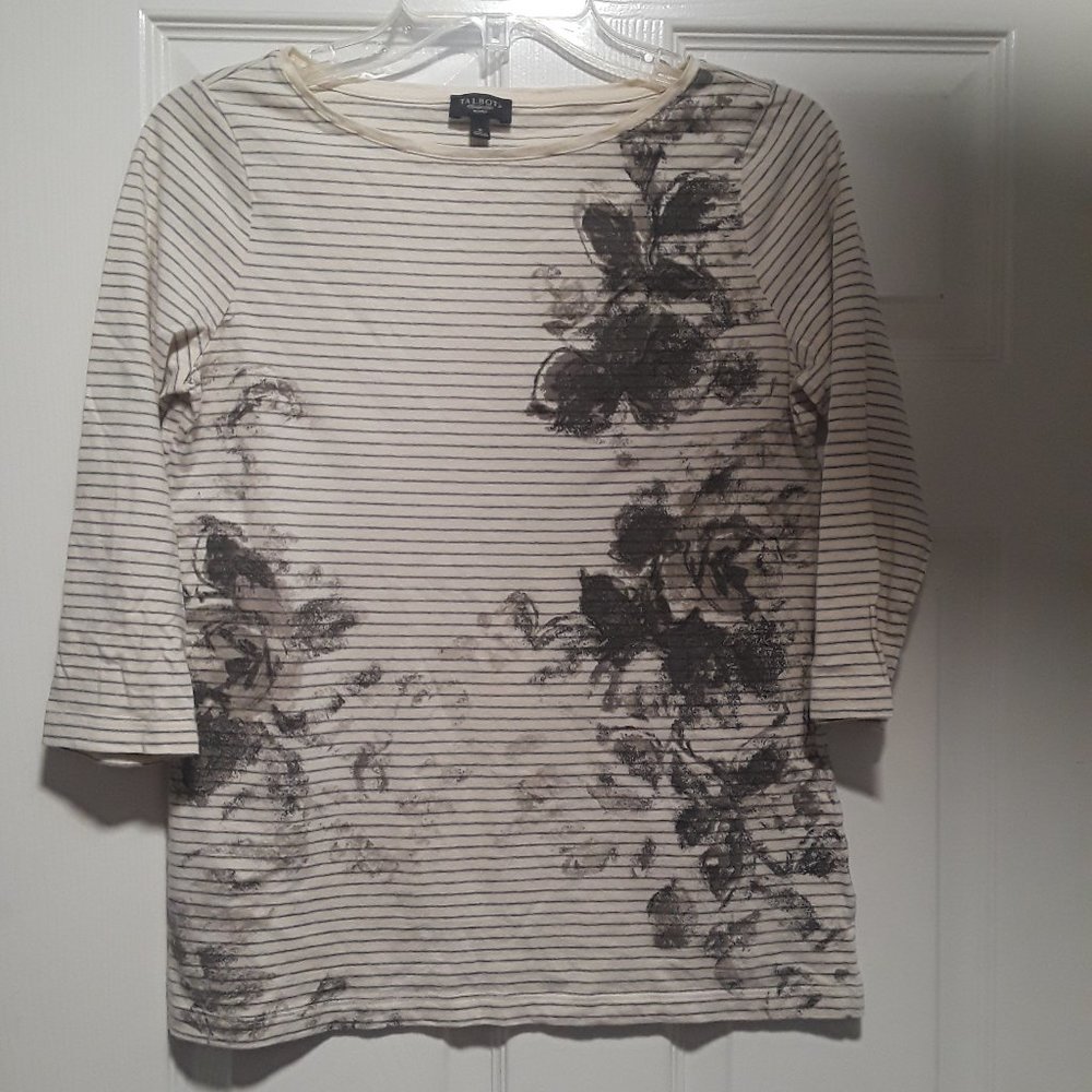 Talbots Flowered Shirt